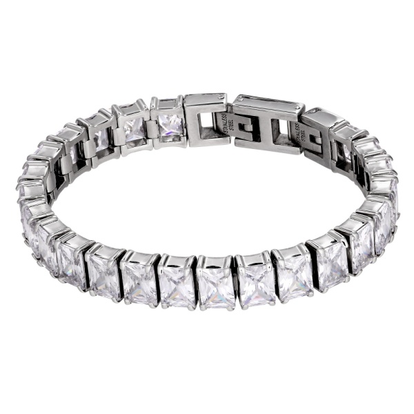 Dyrberg Kern Conda Silver Bracelet - Crystal